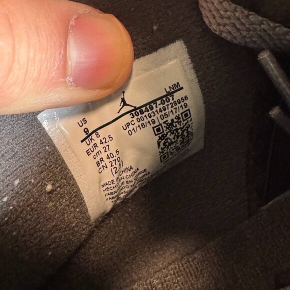 Size 9 | Jordan 4 Cool Gray With Box | Pre-Owned